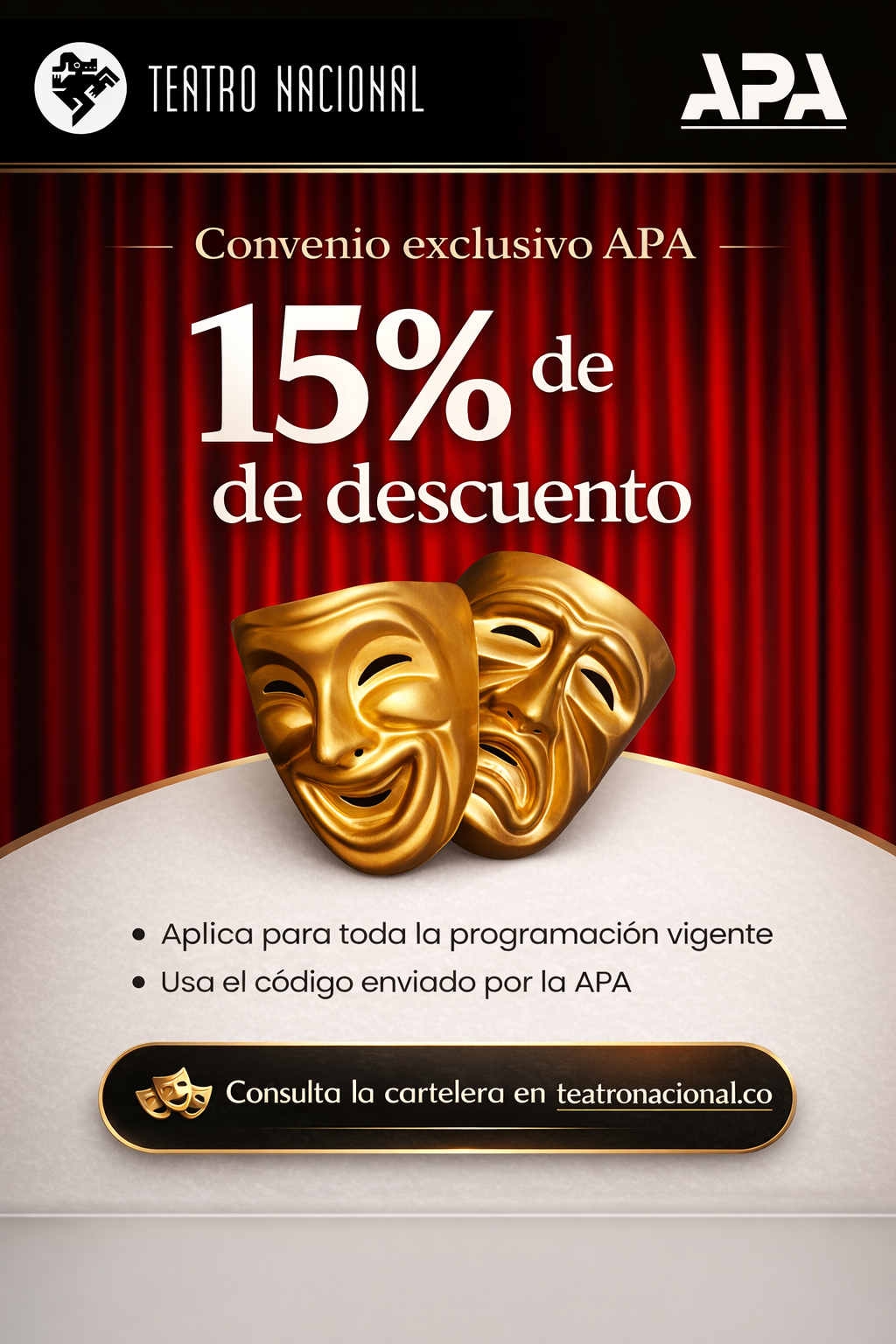 Convenio Teatro Nacional