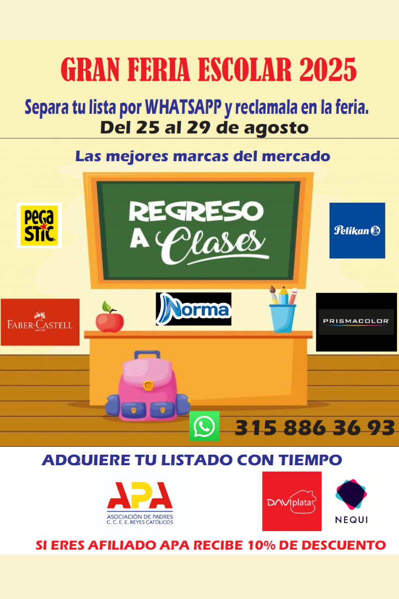Feria escolar 2025 - 2026